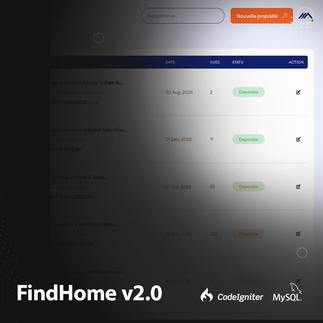 Application Web (FindHome).